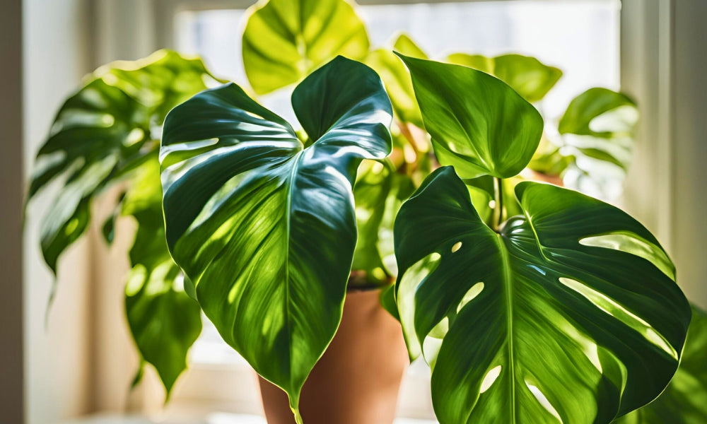 A Homegro Pothos houseplant, close-up